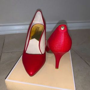 Michael Kors Women's Flex Pump: RED